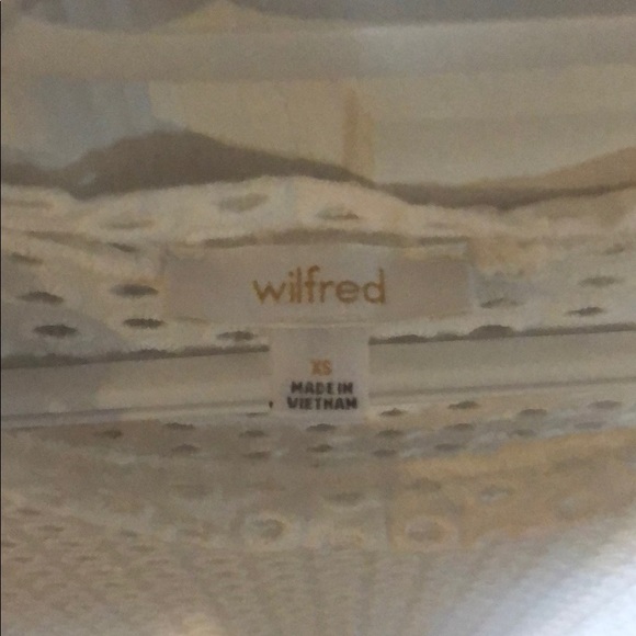 Aritzia Wilfred Capucine Eyelet T-shirt White - Picture 7 of 10